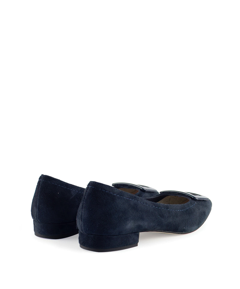 Ballerina da donna con fibbia blu L'Artigiano di Brera