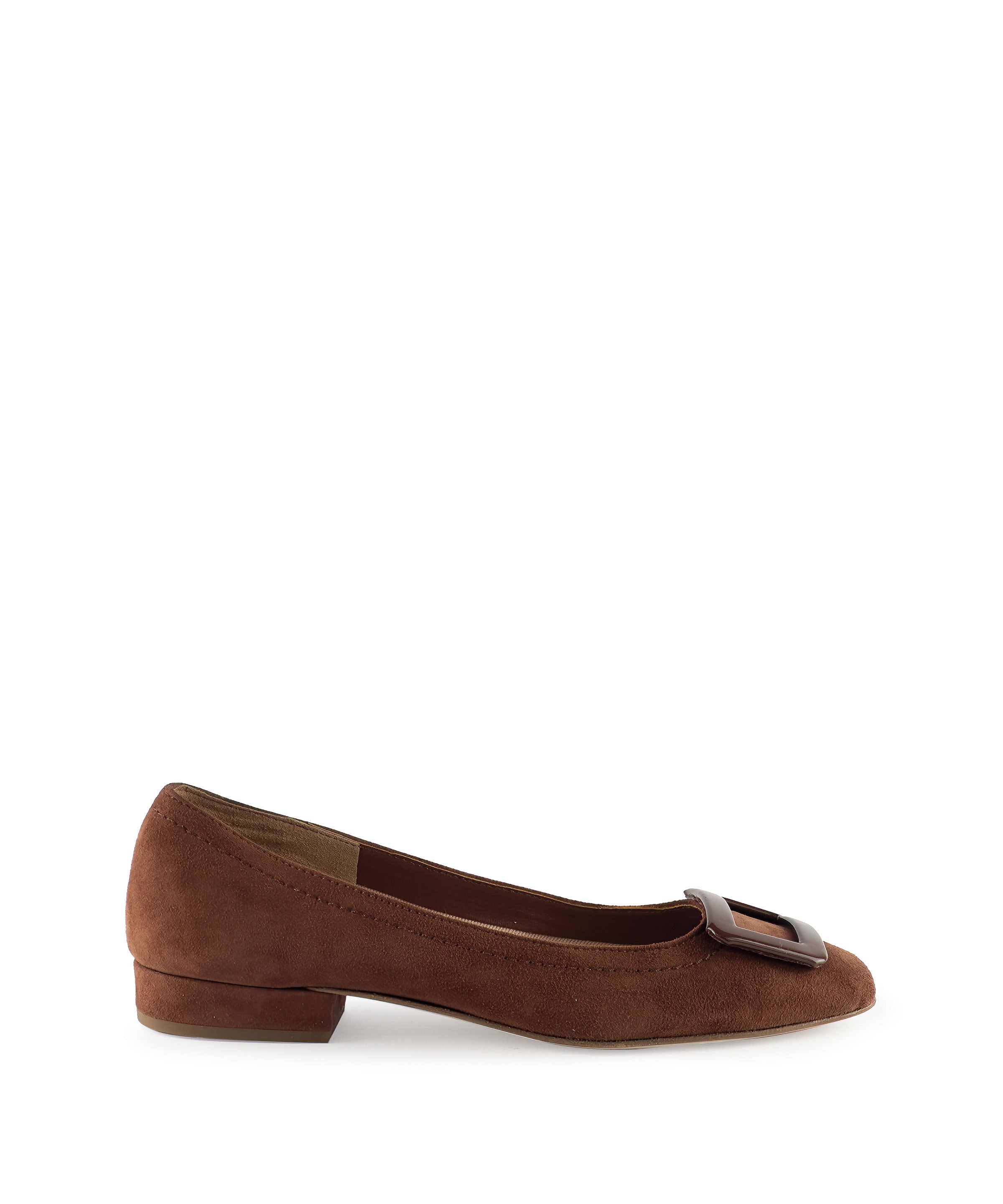 Scarpe basse da donna con fibbia a cavallo retrò versione in
