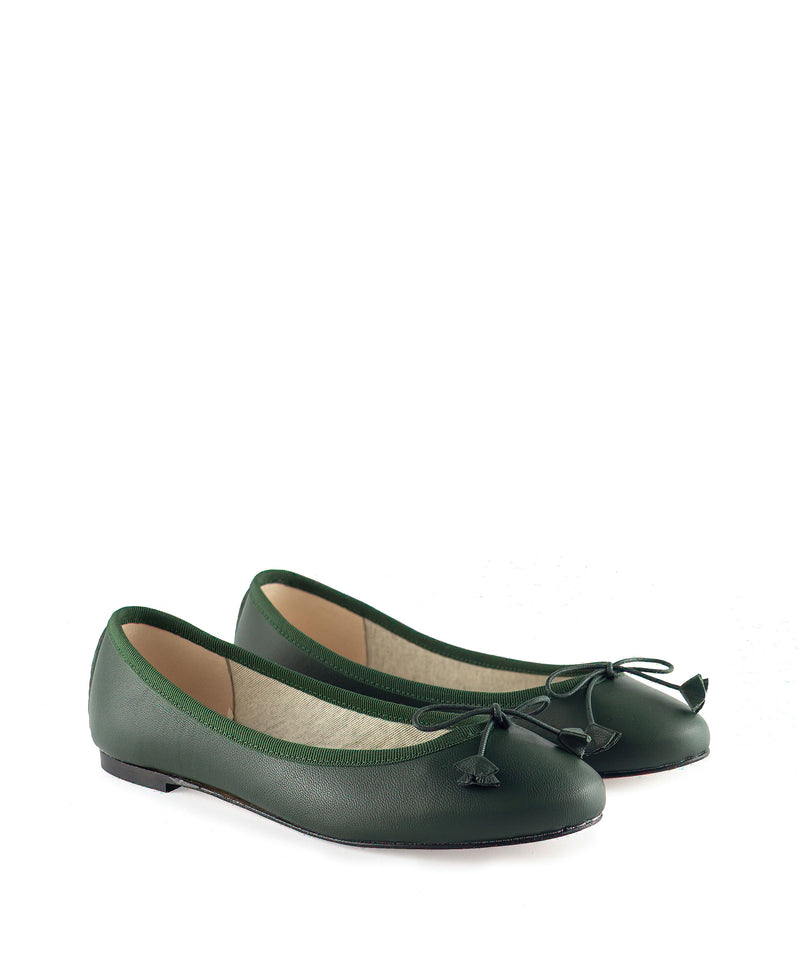 Ballerina with dark green bow L'Artigiano di Brera