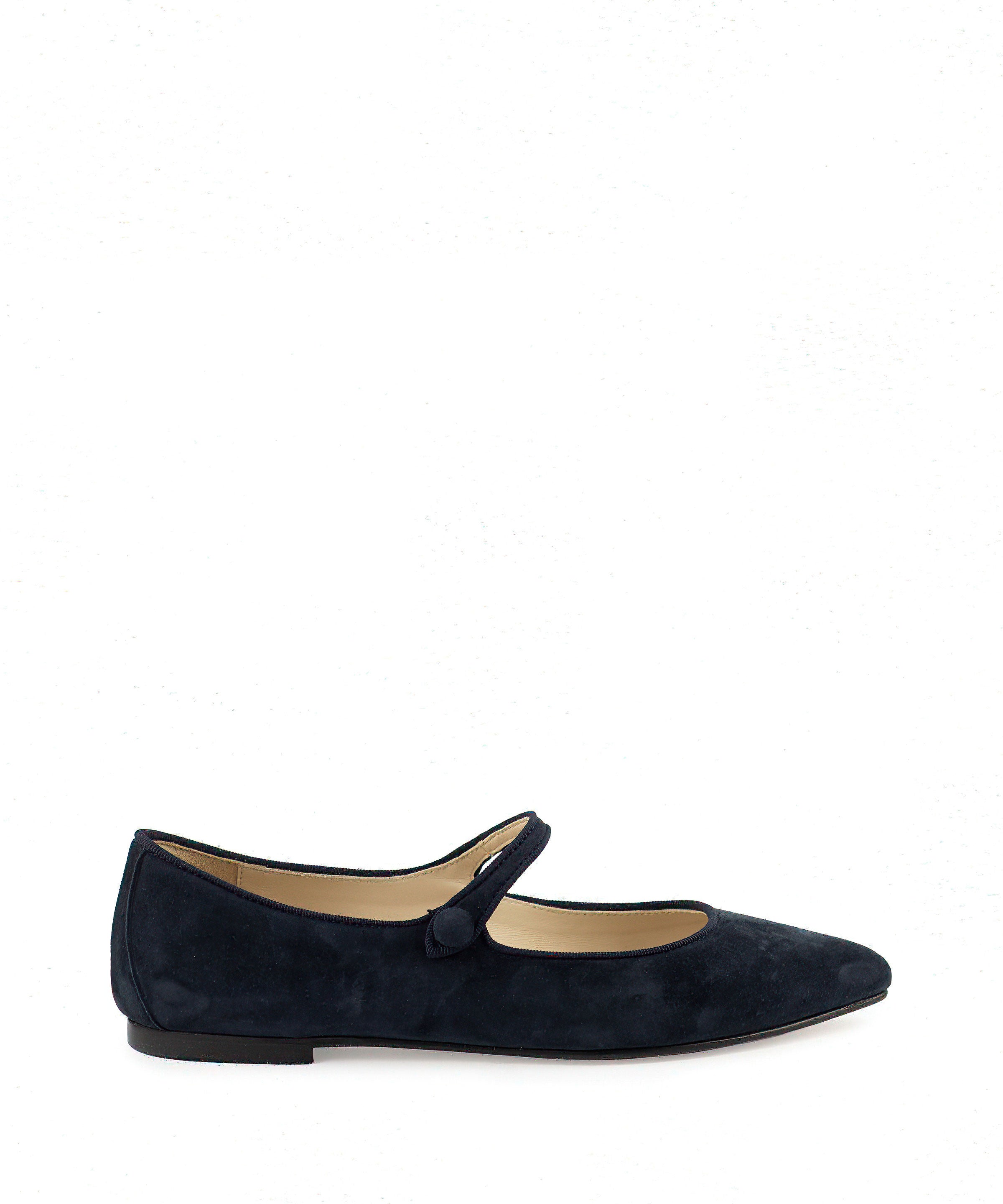 Navy blue Mary Jane ballerina - L'Artigiano di Brera