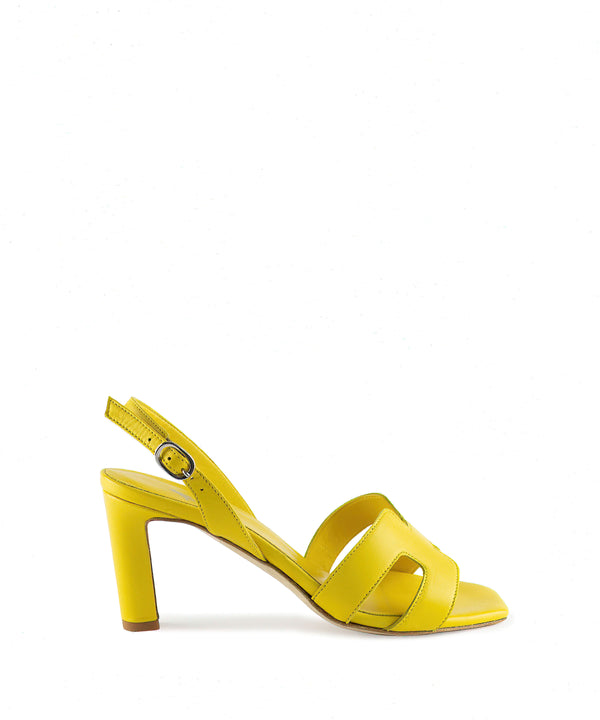 Sandali da donna gialli modello H